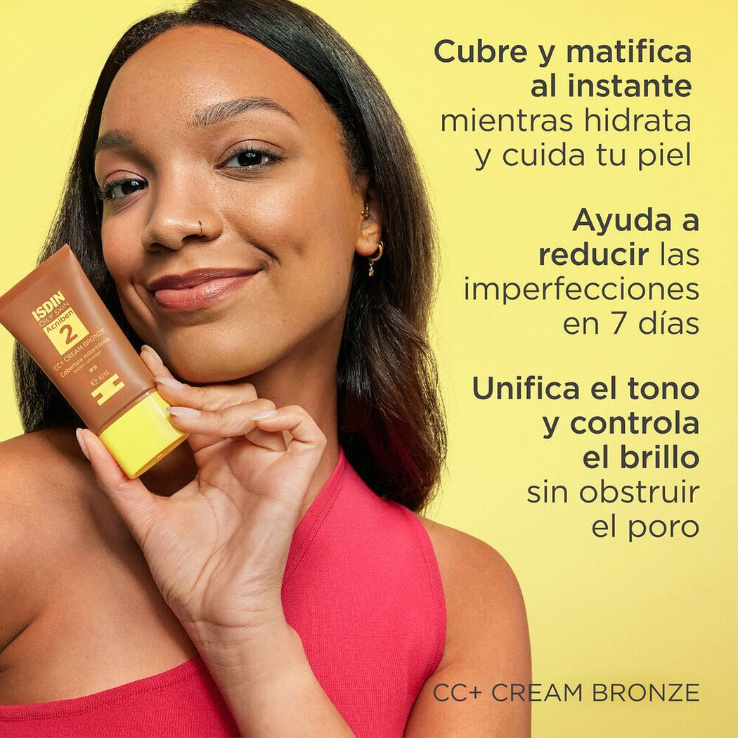 Isdin Acniben Cc+Cream Bronze Spf30 x 40 ml, , large image number 1