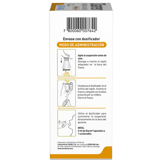 Diaren x 100 mL Suspensión Oral, , large image number 2
