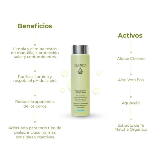 Matcha Sublime Calming Cleanser - Agua Micelar Desmaquillante, , large image number 3