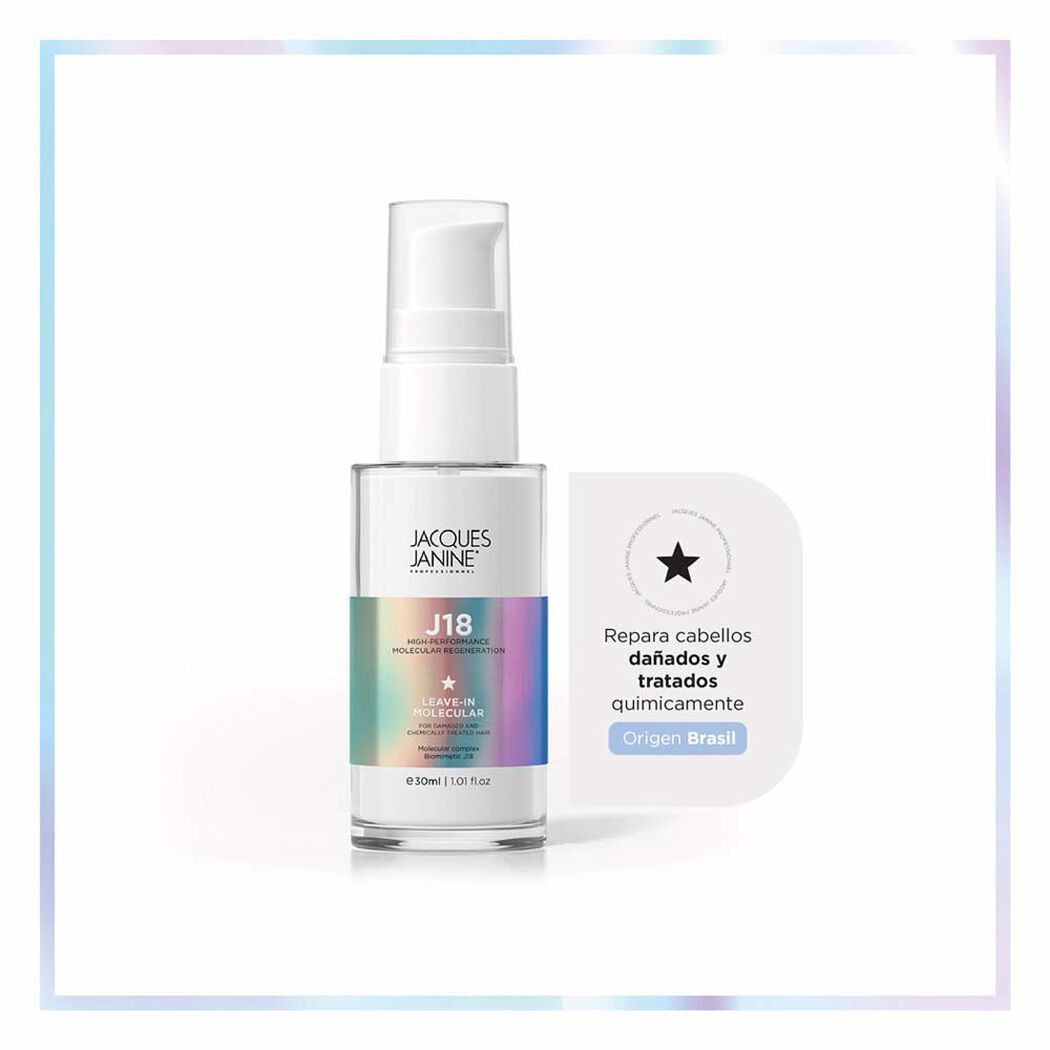 Tratamiento Jacques Janine J18 Leave In Reparación Molecular Intesiva Sin Enjuage 30ml, , large image number 0
