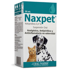 Vet. Naxpet 0.4 % x 20 ml Suspensión Oral para Perros y Gatos