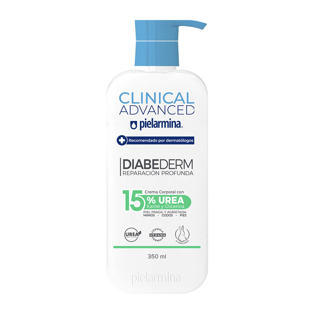 Crema Pielarmina Clinical Advance Diabederm 15% Urea 350 mL, , large image number 0