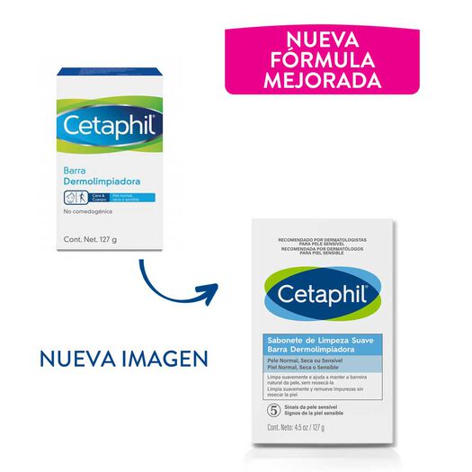 Barra Dermolimpiadora Cetaphil 127grs, , large image number 1