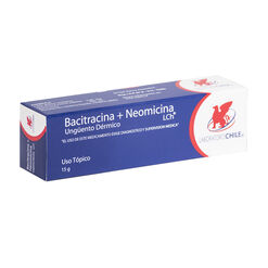 Bacitracina + Neomicina Ungüento Dérmico Pomo 15 g CHILE