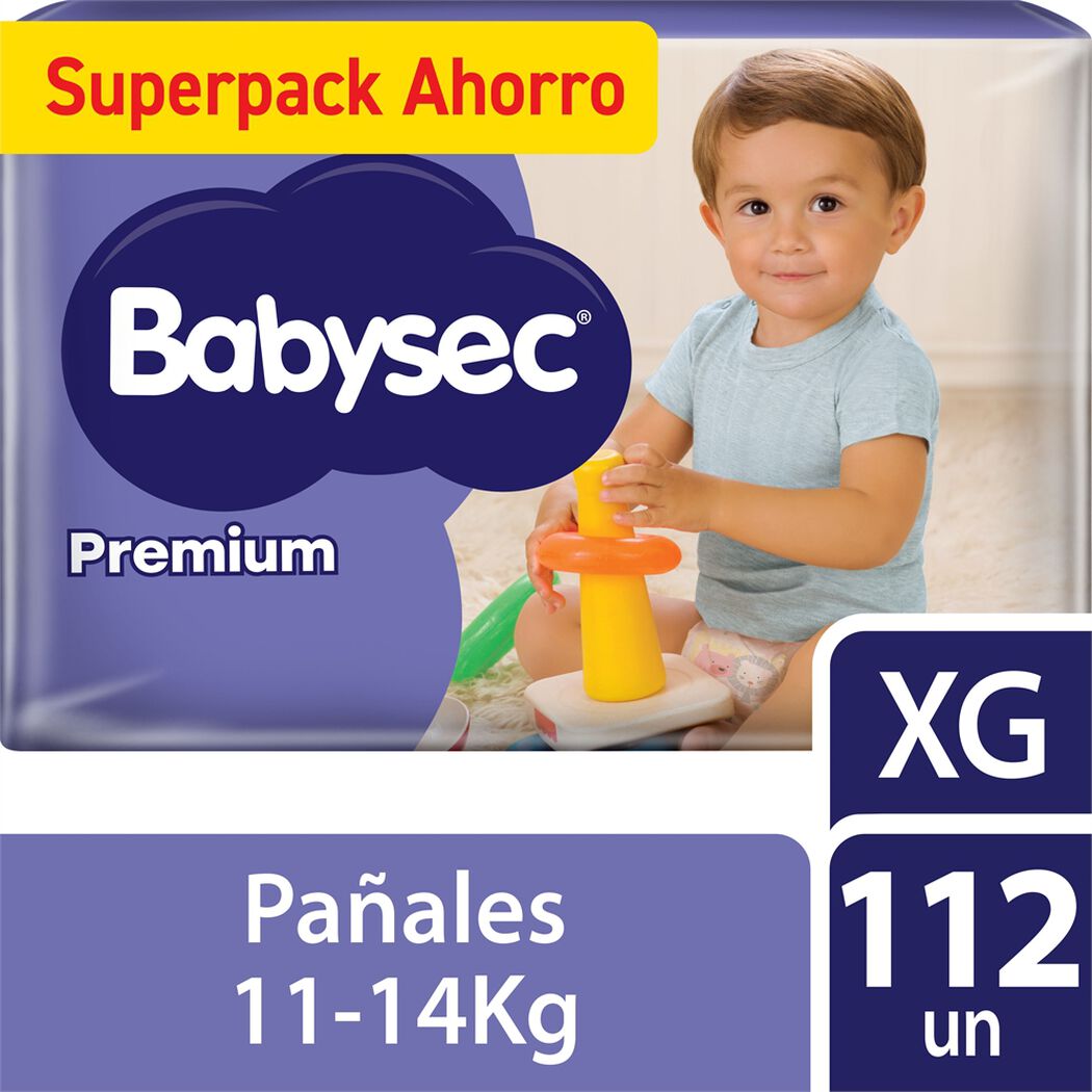 Pa&ntilde;ales Babysec Premium XG x 112 u, , large image number 0