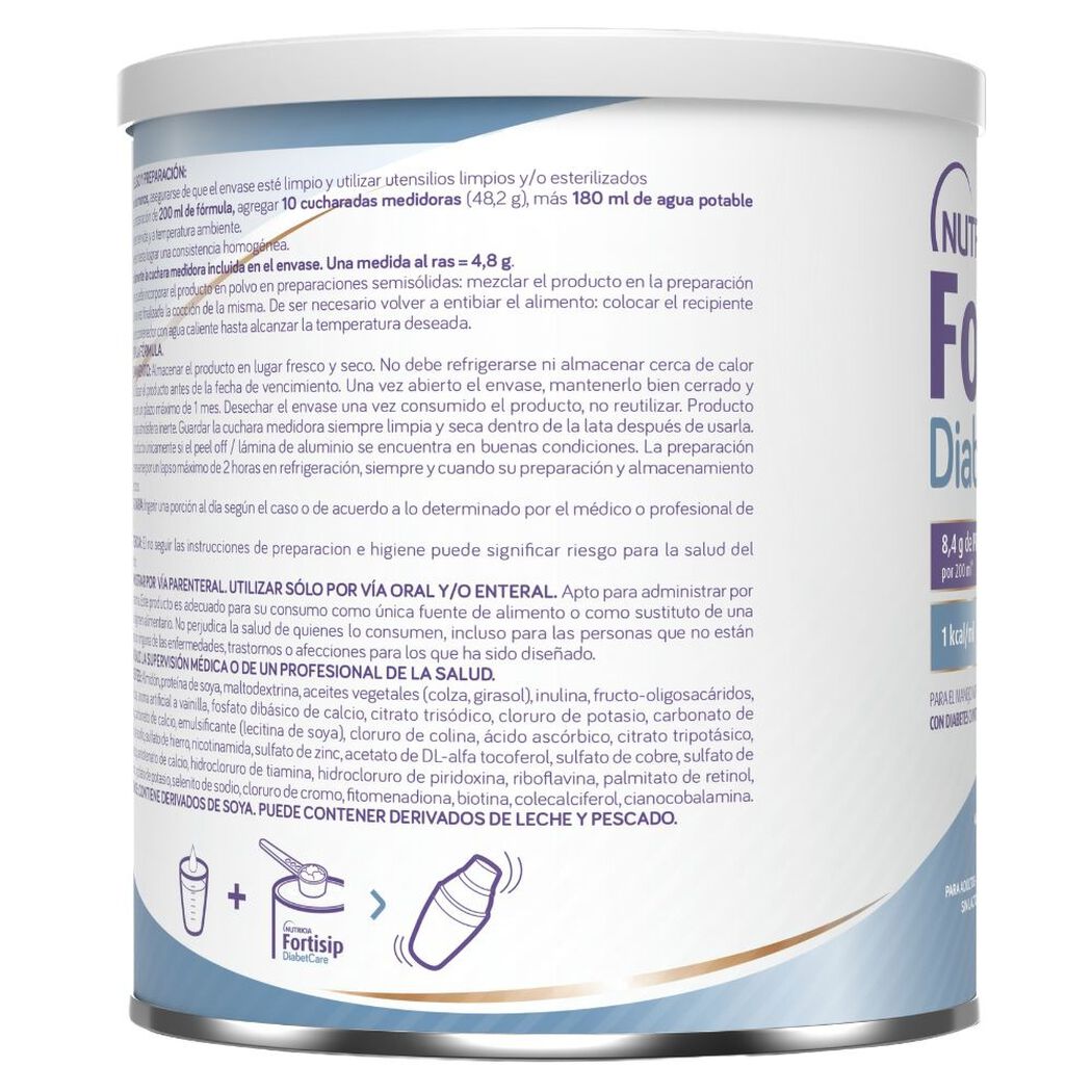Fortsip Diabetcare Sabor Vainilla 700 gr, , large image number 1