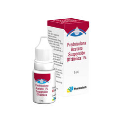 Prednisolona Acetato 1 % x 5 ml Suspensión Oftálmica PHARMATECH CHILE