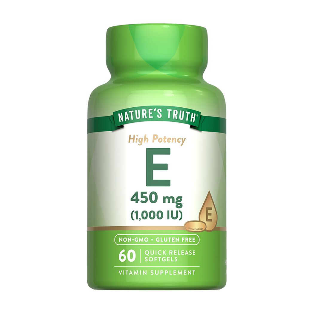 Vitamina E Nature's Truth 1000IU 450Mg 60 un, , large image number 0