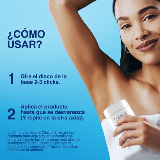 Crema Antitranspirante Secret Clinical Strength Powder Protect 45 g, , large image number 3