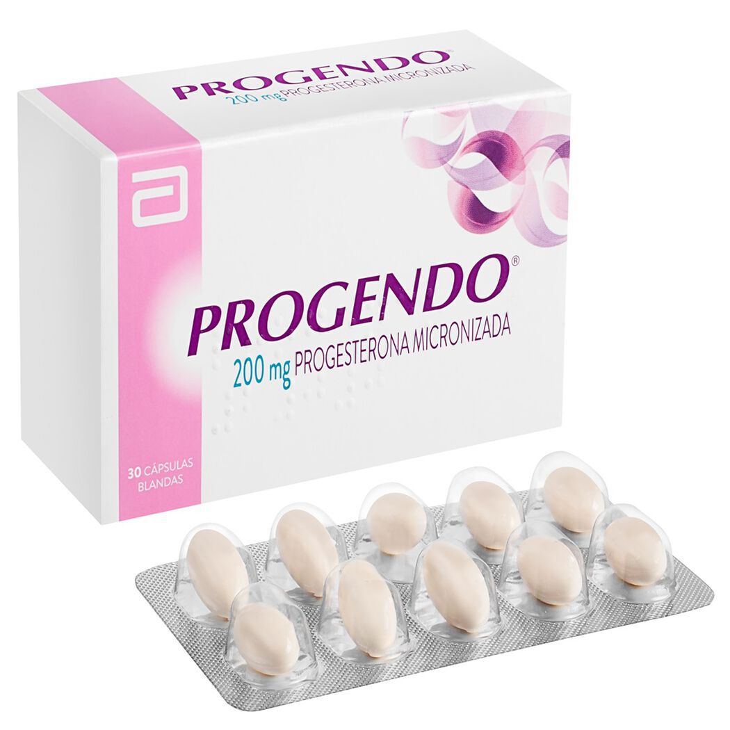 Progendo 200 mg 30 Cápsulas Blandas, , large image number 0