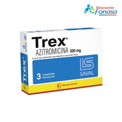 Trex 500 mg x 3 Comprimidos Recubiertos