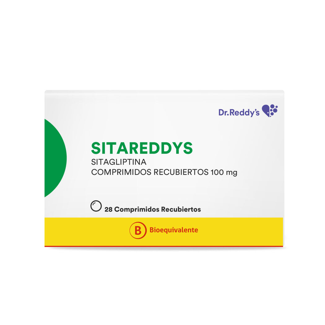 Sitareddys 100 mg 28 Comprimidos Recubiertos, , large image number 0