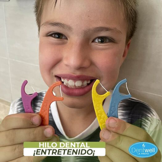 Hilo Dental La Prepie Infantil Eco Friendly Encerado Mango Biodegradable 36 un, , large image number 2