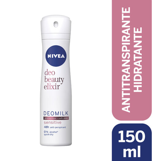 Antitranspirante Nivea Beauty Elixir Sensitive Spray 150ml, , large image number 0