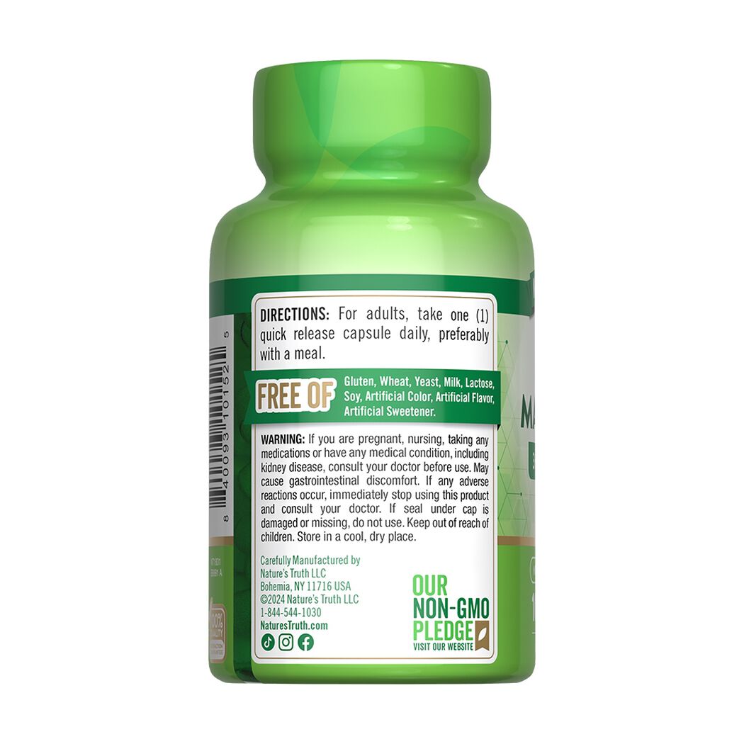 Triple Magnesio Complejo 3-en-1 100 C&aacute;psulas de R&aacute;pida Absorci&oacute;n, , large image number 3