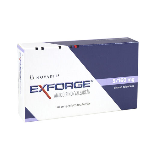 Exforge 5 mg/160 mg x 28 Comprimidos Recubiertos, , large image number 0