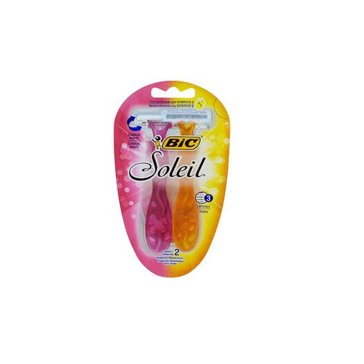 Afeitadora Femenina Soleil Bic Naranja & Rosa 2Un, , large image number 0