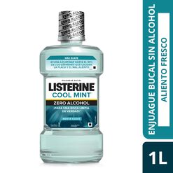 Enjuague Bucal Listerine Zero Alcohol Cool Mint 1 L