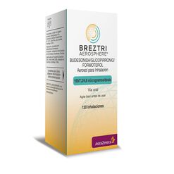 Breztri 160/7,2/4,8 Aerosphere x 120 Dosis Aerosol para Inhalacion
