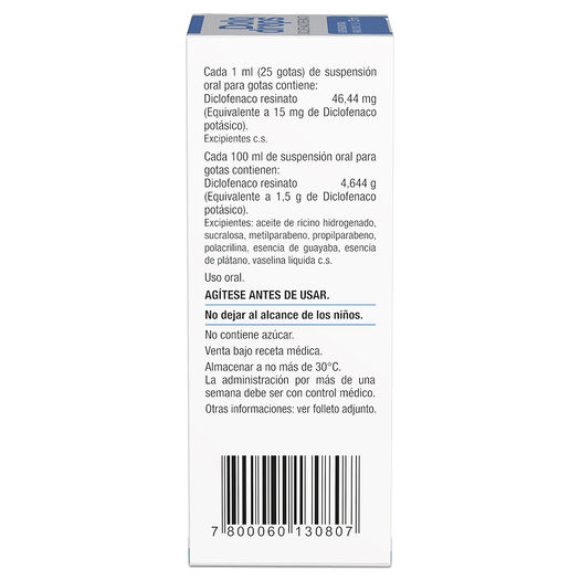 DoloDrops 1,5 % x 25 mL Suspensión Oral Para Gotas, , large image number 1