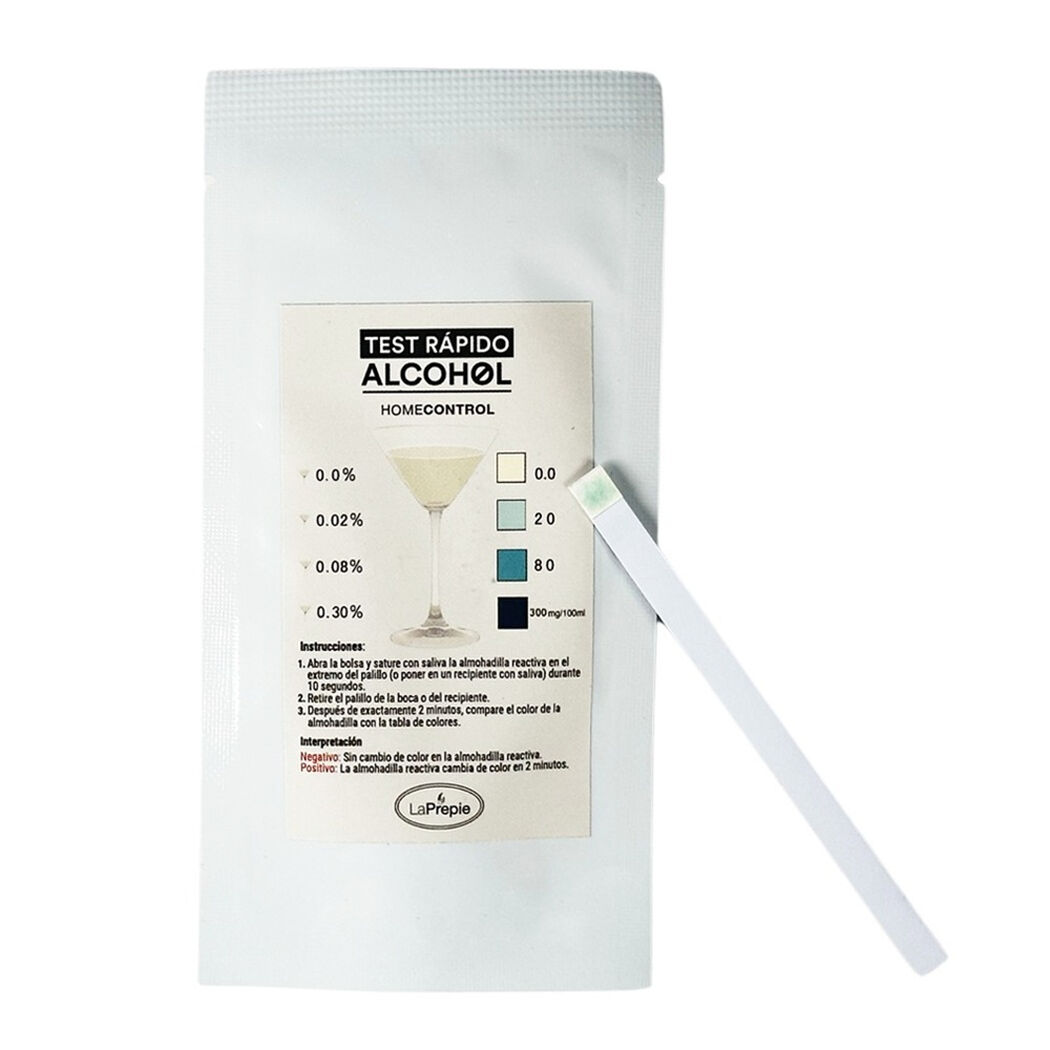 Laprepie Test R&aacute;pido Alcohol, , large image number 1