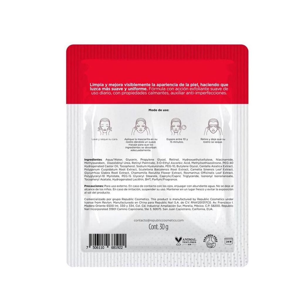 Masca.Facial Revlon Acido Glicolico 30G, , large image number 1