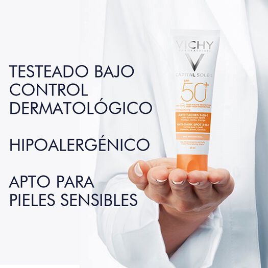 Protector Solar Rostro Capital Soleil Antimanchas 3 En 1 Fps 50+ 50 Ml, , large image number 4