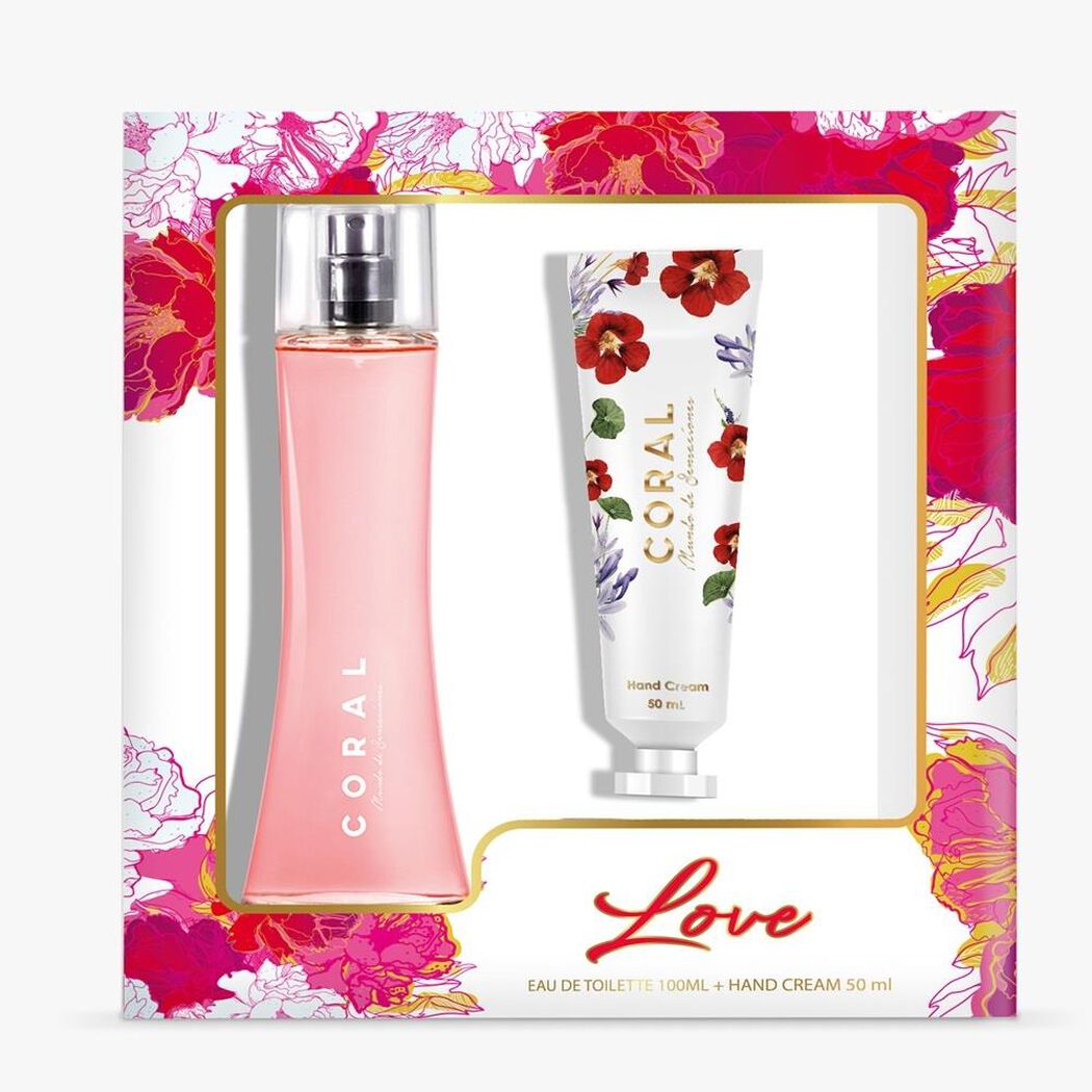 Coral Love EDT 100ml + Crema Manos 50ml, , large image number 1