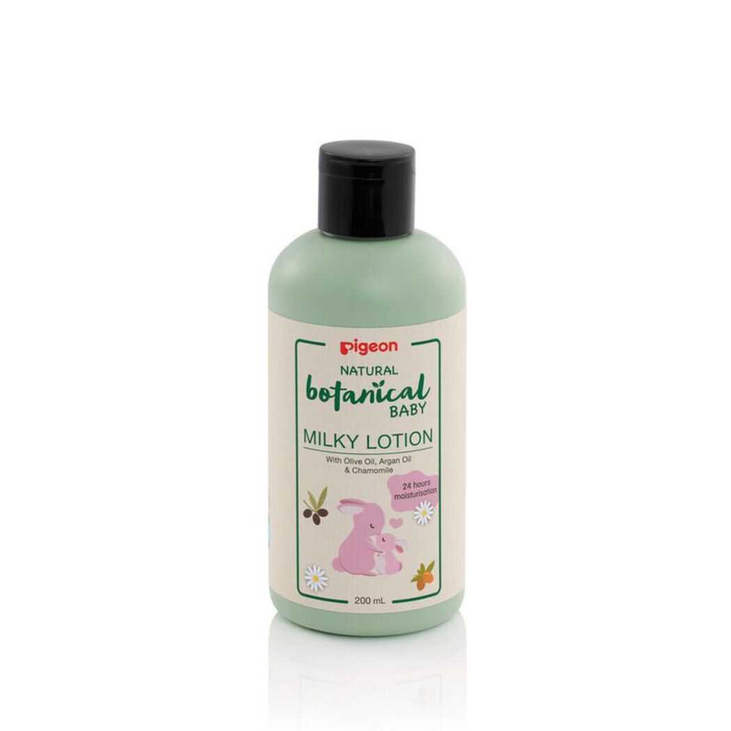 Crema Pigeon Botanical Baby Milky Lotion 200 mL, , large image number 0