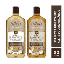 Pack Tío Nacho Ultra Hidratante 1 Shampoo + 1 Acondicionador C/U 415 Ml