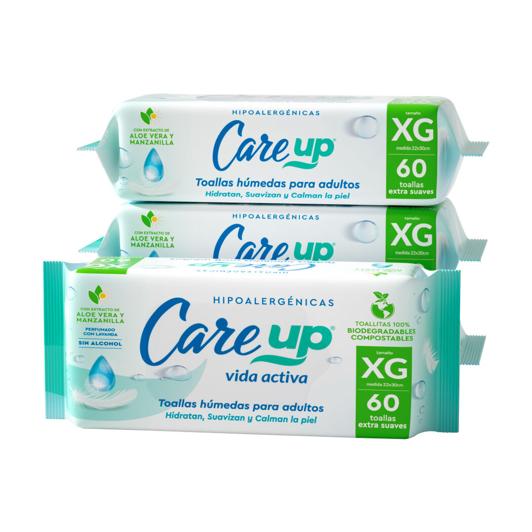 Toalla Húmeda Adulto Care Up 60 Un, , large image number 0