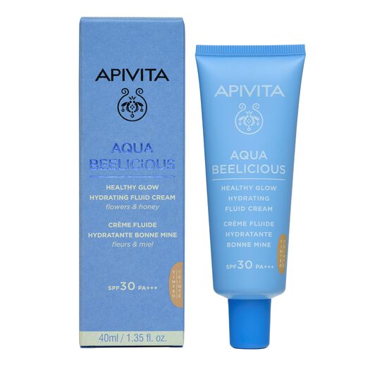 Crema Hidratante con Color SPF30 Aqua Beelicious 40ml Apivita, , large image number 1