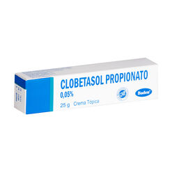 Clobetasol 0.05 % x 25 g Crema BYB FARMACEUTICA LTDA