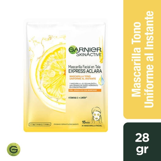 Garnier Skin Active Mascarilla Express Aclara x 28 g, , large image number 0