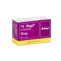 T4-Bago 100 mcg Caja 50 Comprimidos