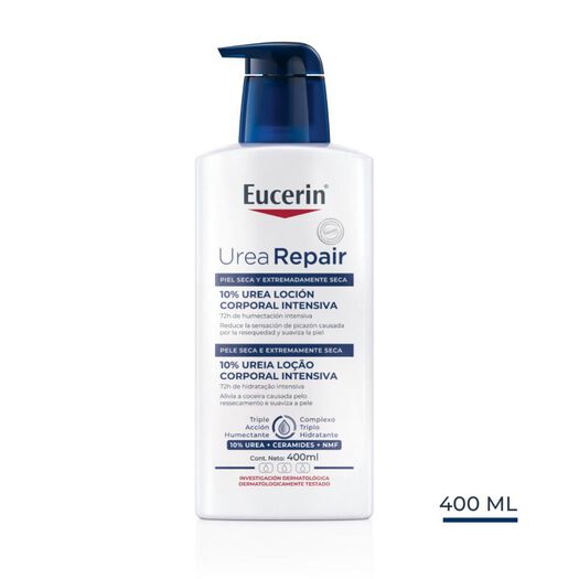 Loción Corporal Eucerin Urea Repair Plus 10% Urea 400 mL, , large image number 0