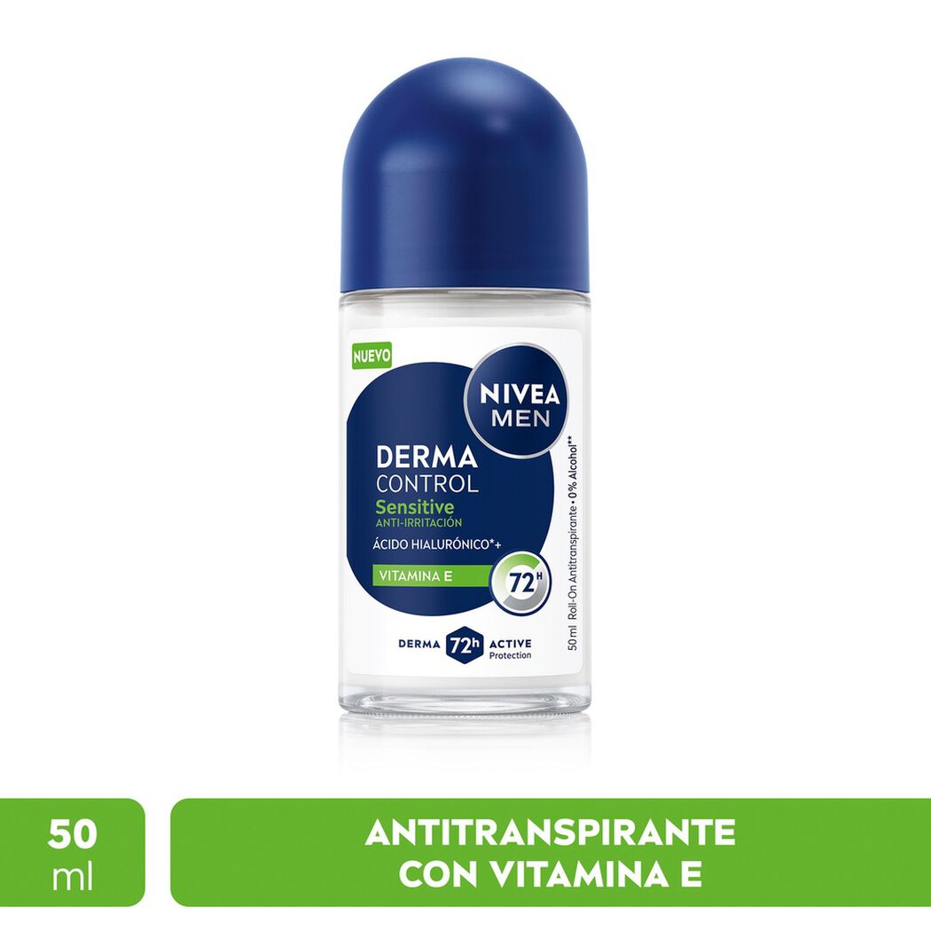 Desodorante Nivea Roll On Men Sensitive 50 mL, , large image number 0