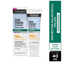 Protector Solar Neutrogena Facial Sun Fresh FPS 50+ 40 mL