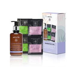 Apivita Set Facial Limpieza 200Ml+Masc Arc Ro