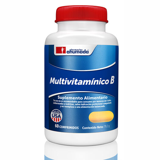 Multivitaminico B 60 Comprimidos, , large image number 0