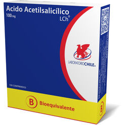 Acido Acetilsalicilico 100 mg x 100 Comprimidos CHILE