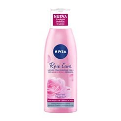 Leche & Tonico Micelar 2 en 1 NIVEA Rose Care 200 ml