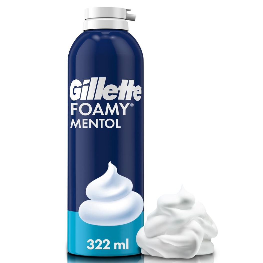 Espuma de Afeitar Gillete Mentol 322 mL, , large image number 0