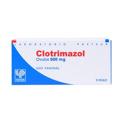 Clotrimazol 500 mg x 1 Óvulo Vaginal PASTEUR