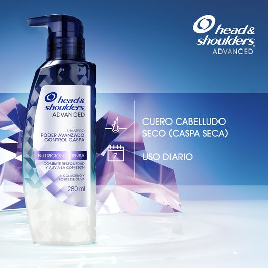 Shampoo Head & Shoulders Nutrición Intensa 280Ml, , large image number 2