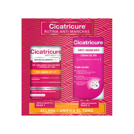 Pack Cicatricure Crem Antimanchas + Serum Vit C 30, , large image number 0