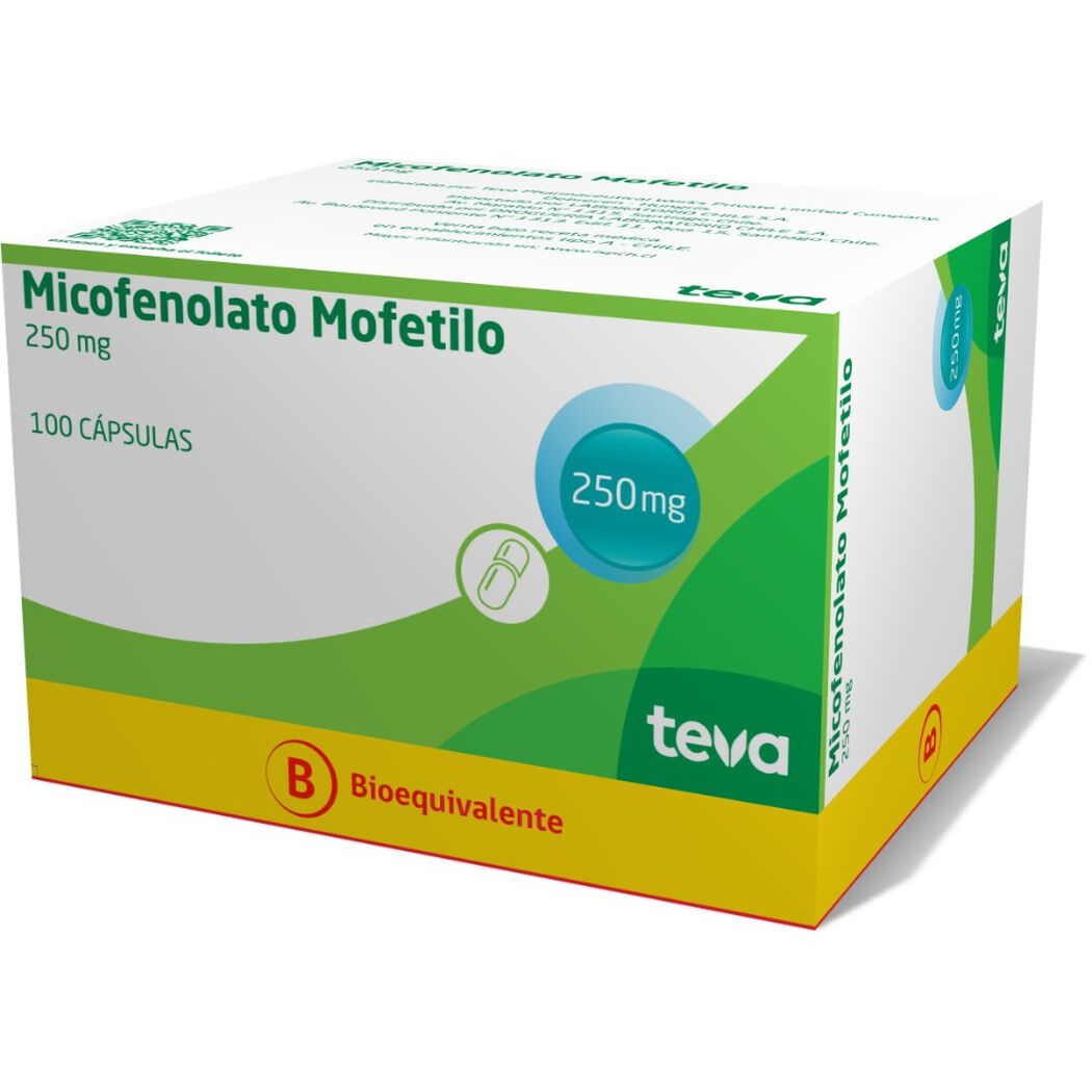 Micofenolato 250Mg 100 Cápsulas, , large image number 0