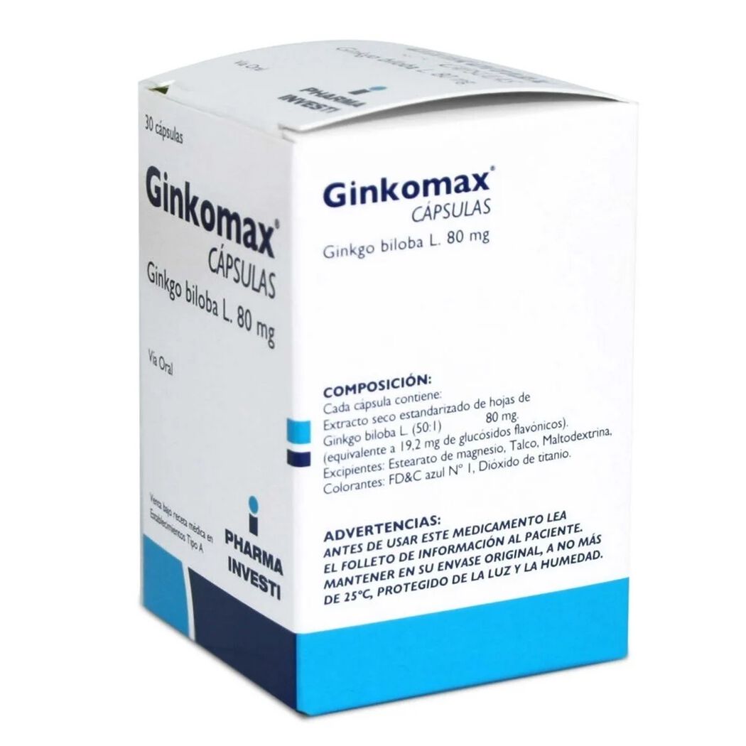 Ginkomax  80 mg x 30 Capsulas, , large image number 1