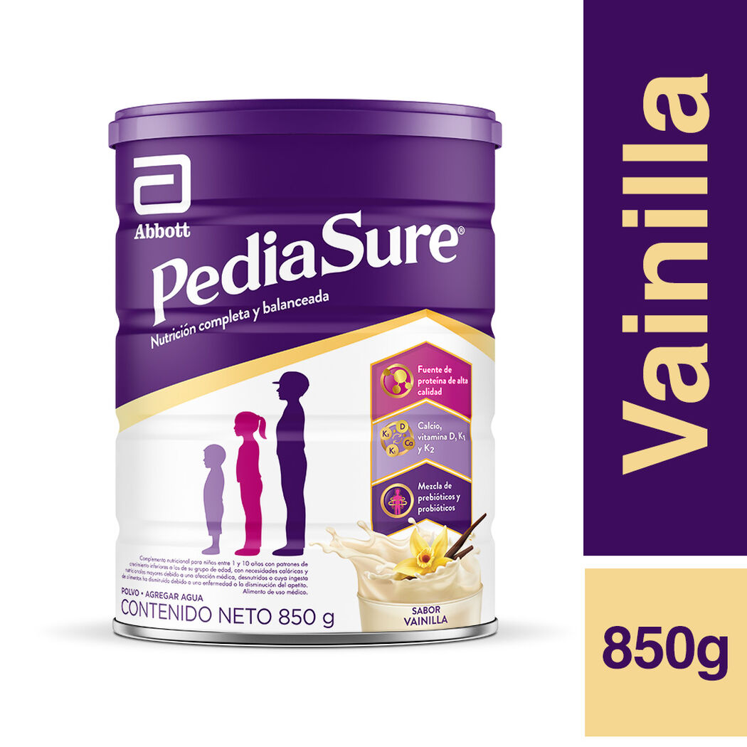 Pediasure Polvo Vainilla 850G, , large image number 0