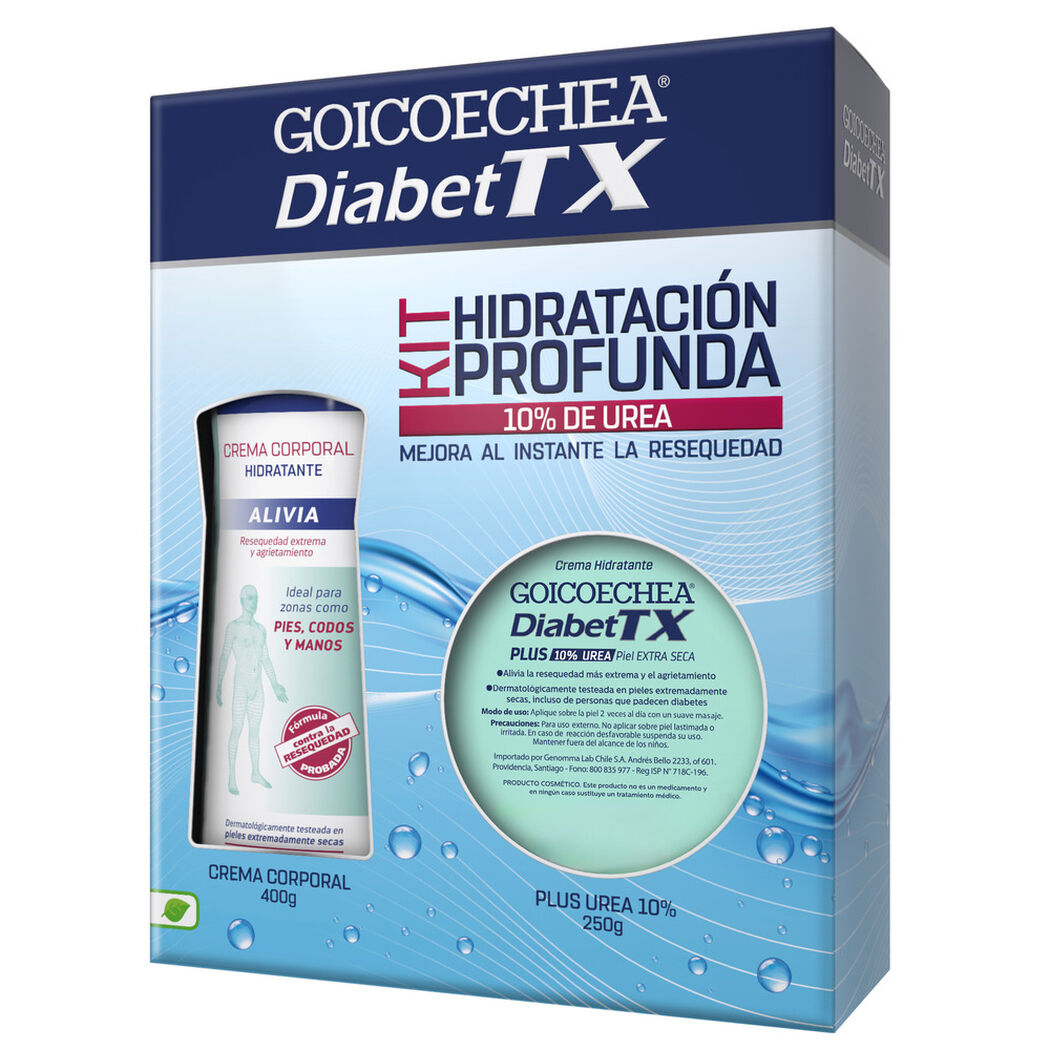 Pack Diabet Tx Corporal 400Ml+ Crema Urea 250Gr, , large image number 1